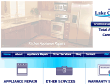 Tablet Screenshot of lakecountryhomeservices.com